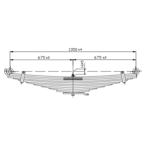 دست فنر چرخ عقب ISUZU Journey/Nissan