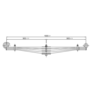 دست فنر پارابولیک چرخ جلو AMICO 2631