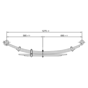 دست فنر چرخ عقب Toyota Hilux N70