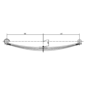 دست فنر پارابولیک چرخ جلو Volvo FM12/FH1/FMX