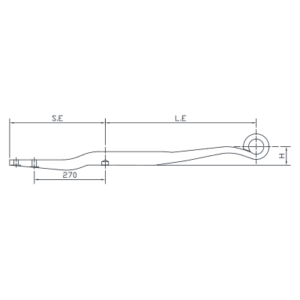 فنر تریلی BPW Cranked Single Leaf