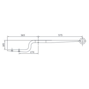 فنر تریلی BPW Cranked Single Leaf