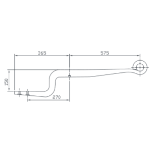 فنر تریلی BPW Cranked Single Leaf