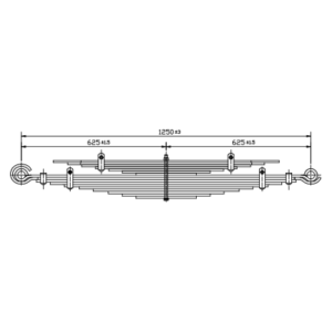 دست فنر چرخ عقب DongFeng Dorica D7/Captain K7
