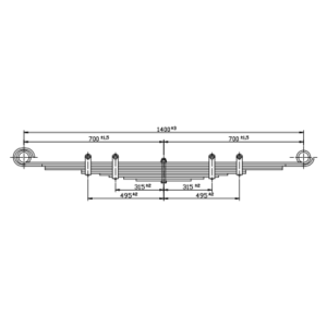 دست فنر چرخ عقب Dong Feng Kavian K106